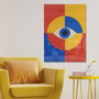 Wallity Cuadro Decorativo de Vidrio Templado Multicolor 70 x 100 cm